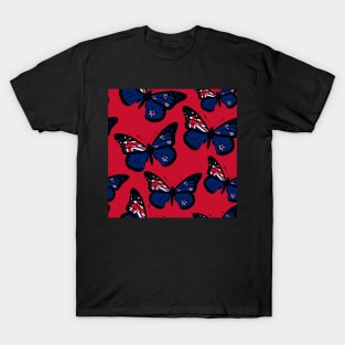 Vintage New Zealand Butterfly Moth Stand with New Zealand |  Waitangi Day National Celebration T-Shirt